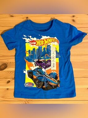 Boys Blue Hot wheels Tee